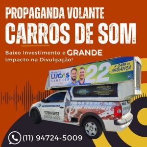carro propaganda zona leste